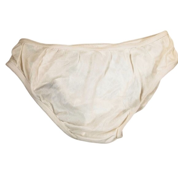 3 Vintage Berkliff Size 7 Beige Sheer 70s Panties - New with Tags Made in USA - Picture 10 of 11